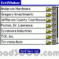 EstiMaker PalmOS screenshot